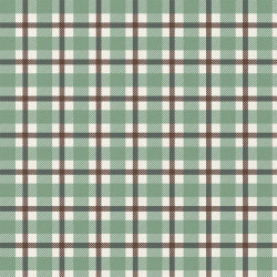 Printed Cotton NATHAN Green / Brown
